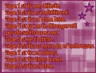 Alors dites franchement